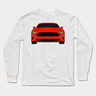 Mustang GT Race-Red Long Sleeve T-Shirt